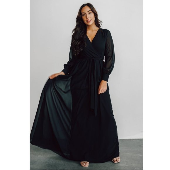 NWT Baltic Born Lydia Maxi Dress Black XL - Picture 1 of 11